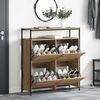 vidaXL Schuhschrank Artisan-Eiche 100 x 34 x 112 cm Holzwerkstoff 3365548 Bild 4