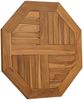vidaXL Tischplatte 60x60x2,5 cm Achteckig Massivholz Teak 366664 Bild 3