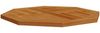 vidaXL Tischplatte 60x60x2,5 cm Achteckig Massivholz Teak 366664 Bild 4