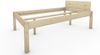 Pfostenbett Massivholzbett (Fichte) "Daybett" 120 x 210 cm 58 cm Holzbett 300kg Bild 2