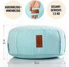 GORILLA SPORTS Bodenkissen Yogakissen - Rund, 100%Baumwolle, Meditationskissen, Sitzhöhe 18cm, Ø 30cm, Sitzkissen, Yoga Bolster, mit Griff, Waschbarer, Farbwahl Bild 3