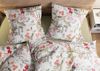 Mako Satin Bettwäsche Tropical Flowers mint 140x200 + 70x90 Bild 3