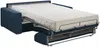 Vente-unique - CALITO Sofa SamtStoff Blau - B 223 cm94 cm x H 99 cm x L 194 cm Bild 4