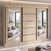 A&J MöbelLand GmbH Schiebetürenschrank BELANO – Moderner Kleiderschrank mit Schiebetüren (Die perfekte Kombination aus modernem Design, hoher Funktionalität und großzügigem Stauraum für Kleidung, Bettwäsche und Accessoires, erhältlich in verschiedenen ... Bild 2