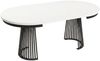 Beautysofa Esstisch Lumi im Loft-Stil, ausziehbar Ø 100–180 cm (hitze- und verfärbung beständig, Metallbeinen), verschiedene Farben Bild 4