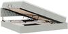 vidaXL LED-Speicherbett mit Matratze Hellgrau 200 x 200 cm Samt 3371475 Bild 2
