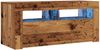 vidaXL TV-Schrank mit LED-Leuchten Altholz-Optik 90x35x40 cm 856321 Bild 3