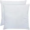DREAMEA - HAELIA Kopfkissen Stoff Weiß - B 60 cm x H 15 cm x L 60 cm Bild 2
