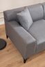 Ecksofa, 'Petra', 77 x 145 x 250, Hellgrau Bild 5