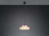 Pendelleuchte ABELLA einflammig, Glas Amber / Metall Schwarz, Ø 35cm Bild 3