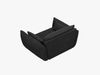 Micadoni Sessel Kaelle 1-Sitzer Chenille Over The Horizon Schwarz Bild 3