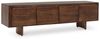 IDIMEX Lowboard DIMA, TV Lowboard aus massivem Mangoholz mit 4 Türen Dunkelbraun Bild 3