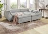 Job 'Genua KPL' Wohnlandschaft, Cord hellgrau Bild 3