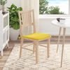 vidaXL Sitzkissen 4 pcs Helles Gelb 40 x 40 x 3 cm Stoff 42015198 Bild 4