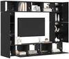 vidaXL TV-Schrankset 8 pcs Schwarz Eichen-Optik Holzwerkstoff 3393310 Bild 3
