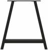 vidaXL Esstischbeine A-Form 2 Stk. Schwarz 80x(72-73) cm Stahl 4012856 Bild 5