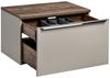 Waschtischunterschrank 80cm PUEBLA-56-TAUPE in taupe mit Vintage Oak, B/H/T ca. 80,4/48,5/46 cm Bild 2