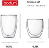 Bodum 8 teiliges Glas-Set 4 x 0.25 L + 4 x 0.35 L Pavina Bild 3