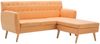 vidaXL Sofa L-Form Stoff 171,5x138x81,5 cm Orange 247022 Bild 2