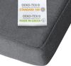 Beautissu Polsterauflage 2er Set Luxus Deckchair Auflage LoftLux DC, 175x45x5cm, Graphitgrau, Polsterauflage für Liegestuhl Gartenliege Polster Bezug Abnehmbar Bild 2