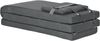Beautissu Polsterauflage 2er Set Luxus Deckchair Auflage LoftLux DC, 175x45x5cm, Graphitgrau, Polsterauflage für Liegestuhl Gartenliege Polster Bezug Abnehmbar Bild 4