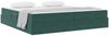 vidaXL Aufbewahrungsbett mit Matratze Dunkelgrün 200 x 200 cm Samt 3399745 Bild 3