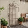 CLP Pflanzenregal Metall klappbar Flora, Blumenregal 4 Ebenen, Standregal,antik braun Bild 2