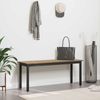 vidaXL Bank Kunsthandwerk Eiche 110 x 35 x 45 cm Holzwerkstoff 892601 Bild 4