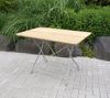 Klapptisch BAD TÖLZ 70x110 cm rechteckig, Flachstahl verzinkt + Robinie Bild 4