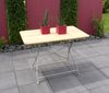 Klapptisch BAD TÖLZ 70x110 cm rechteckig, Flachstahl verzinkt + Robinie Bild 3