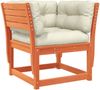 vidaXL Gartensofa mit Armlehnen und Kissen Braun Massivholz Kiefer 844696 Bild 2