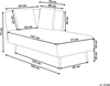 Chaiselongue Bouclé cremeweiß linksseitig RIOM Bild 2