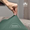 leevitex® Spannbettlaken Spannbettlaken Premium Elasthan, Gummizug: rundum, blickdicht, Anti-Pilling, 97% Baumwolle, 3% Elasthan, 40 cm Steg Bild 3