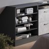Küchenschrank für Dachschrägen R-Line Anthrazit 80 cm mit 4 Fächern, Schrankkorpus 60 cm Tiefe Vicco Bild 4