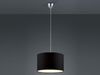 LED Pendelleuchte mit Stoffschirm Schwarz, Ø 40cm Bild 3