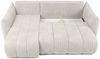 Ecksofa Schlafsofa ONTARIO XS in Stoff Poso Senfgelb Ottomane Links Bild 3
