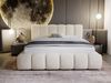 GRAINGOLD Cloud Bett 200x200, Polsterbett ohne Bettkasten, Velvet-Stoff, mit Lattenrost, Beige Bild 3