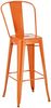 CLP Barhocker Aiden aus Metall mit Fußstütze,orange Bild 2