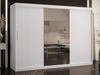 'Kirtan Slim 2' Kleiderschrank, weiß, 250 cm Bild 2