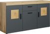 Home affaire Sideboard Ghent (Packung, 1 St), Kommode mit Hirnholzapplikationen - (B/T/H): 160/42/86 cm Bild 2