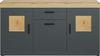 Home affaire Sideboard Ghent (Packung, 1 St), Kommode mit Hirnholzapplikationen - (B/T/H): 160/42/86 cm Bild 5