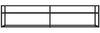 vidaXL TV-Schrank Schwarz 180x40x40,5 cm Hartglas 331723 Bild 3
