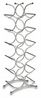 Brenger 'Justinus' Flaschenregal für 12 Flaschen, Metall silber, B/T/H: 25 x 15 x 69 cm Bild 4
