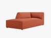 Micadoni Recamiere Ruby 1-Sitzer Links Strukturierter Stoff Koralle Bild 2
