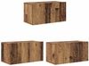 vidaXL TV-Schrankset Wandmontiert Altholz Holzwerkstoff 3393351 Bild 5