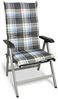 6er Set Beautissu Hochlehner Auflage Sunny 120 x 50 x 6 cm Blau Bild 2