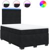 vidaXL Boxspringbett mit Matratze Schwarz 120x190 cm Samt 3293154 Bild 2