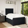 vidaXL Boxspringbett mit Matratze Schwarz 120x190 cm Samt 3293154 Bild 4
