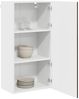 vidaXL Wandschrank PORTO Braun Eichen-Optik 50 x 31 x 100 cm 885482 Bild 3