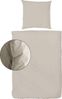 Hahn Renforce Bettwäsche 200x200 stonewashed uni leinen 123061-719 Bild 4